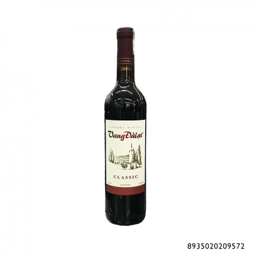 Rượu Vang Đà Lạt RED WINE 750ML - 11%